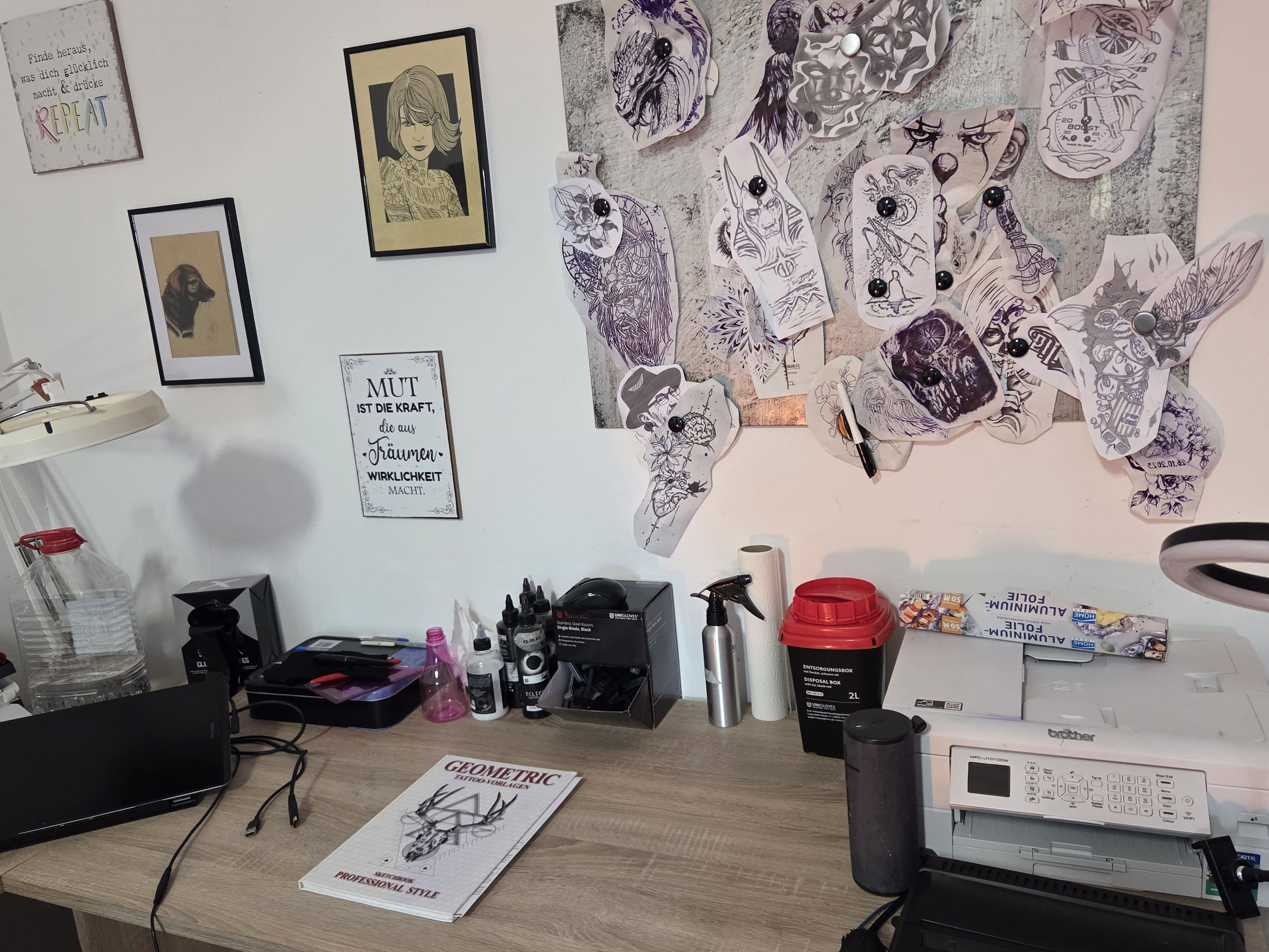 Tattoostudio Arbeitsbereich