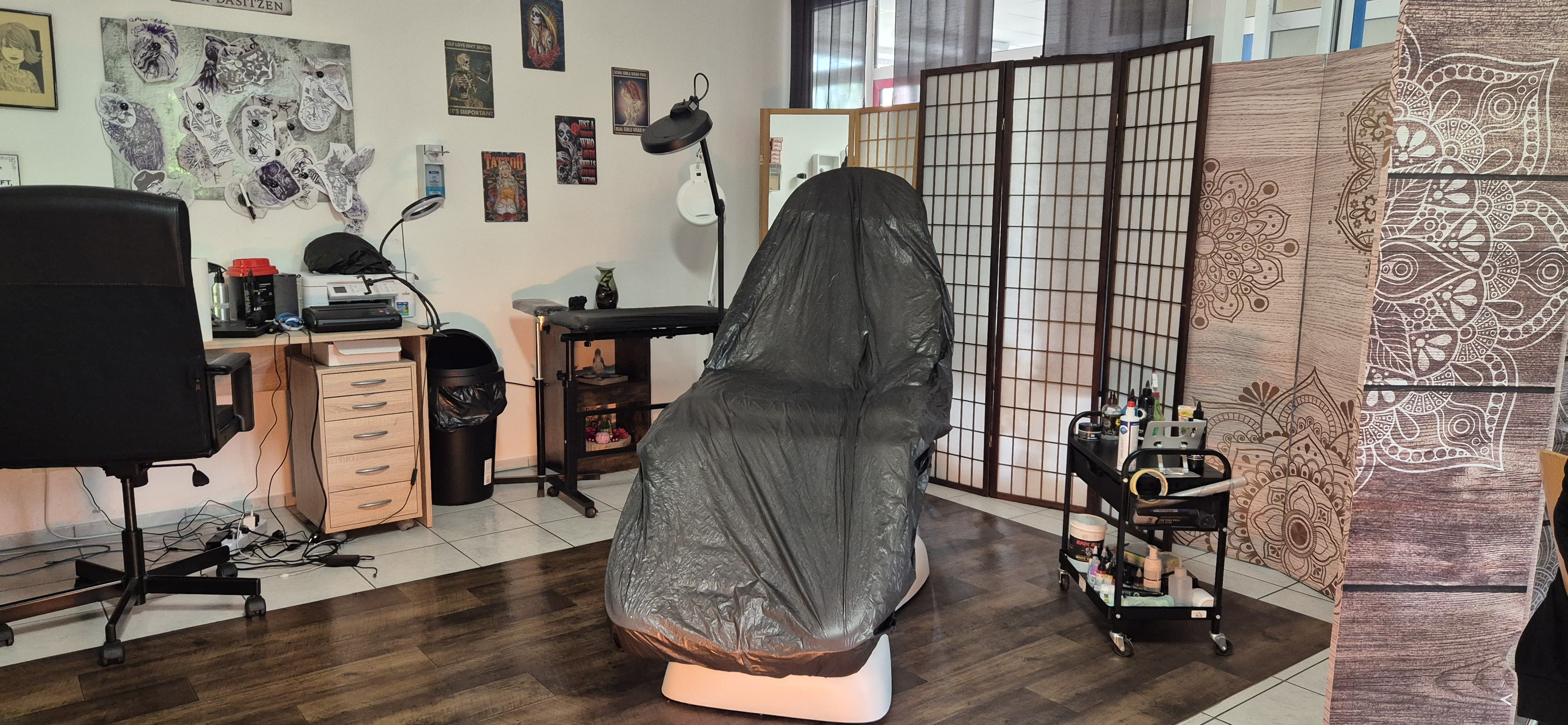 Tattoostudio Arbeitsbereich
